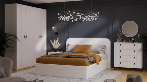 Спальный гарнитур «Тиффани» №3 Белый Жемчуг, Белый софт в Урае - uraj.mebel-tymen.ru | фото