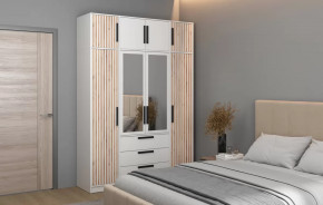 Спальный гарнитур Вегас (ЛДСП Белый) в Урае - uraj.mebel-tymen.ru | фото