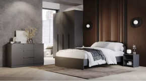 Спальный гарнитур Элегант Графит в Урае - uraj.mebel-tymen.ru | фото
