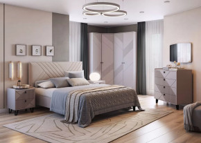 Спальня Кашемир №3, кашемир/сантьяго в Урае - uraj.mebel-tymen.ru | фото
