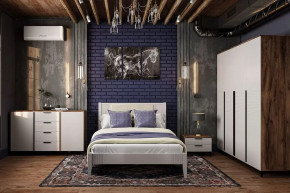 Спальня модульная Брента Жемчуг в Урае - uraj.mebel-tymen.ru | фото