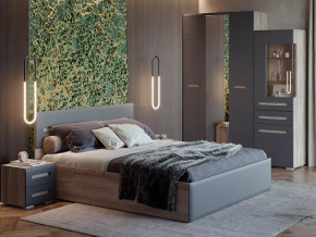 Спальня Наоми графит нубук в Урае - uraj.mebel-tymen.ru | фото