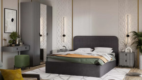 Спальня «Тиффани» Серый графит, Графит матовый в Урае - uraj.mebel-tymen.ru | фото