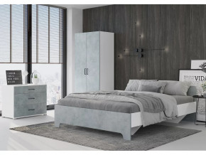 Спальня Victor Белый-бетон в Урае - uraj.mebel-tymen.ru | фото