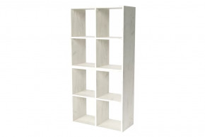 Стеллаж 8 секций 1392х700х294, цвет дуб грей в Урае - uraj.mebel-tymen.ru | фото