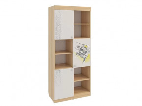 Стеллаж Форсаж дуб сонома/белый в Урае - uraj.mebel-tymen.ru | фото