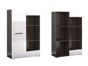 Стеллаж Ненси Венге-Белый глянец в Урае - uraj.mebel-tymen.ru | фото