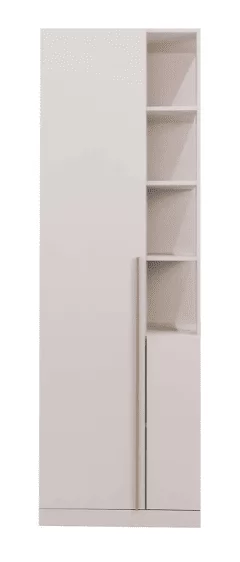 Стеллаж Николь 21.2 Кашемир в Урае - uraj.mebel-tymen.ru | фото