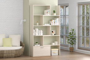 Стеллаж раздвижной, 718/1300 мм бодега белая Диал в Урае - uraj.mebel-tymen.ru | фото