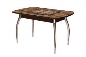 Стол Бостон, капучино/венге/хром триумф в Урае - uraj.mebel-tymen.ru | фото