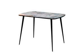 Стол Бостон Лайт 2, фотопечать Версаль/опоры черные в Урае - uraj.mebel-tymen.ru | фото