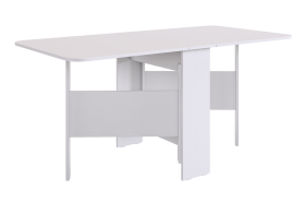 Стол-книжка раскладной Мечта 2 (белое дерево/белое дерево) в Урае - uraj.mebel-tymen.ru | фото