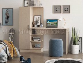 Стол компьютерный №1 Дуб беленый в Урае - uraj.mebel-tymen.ru | фото