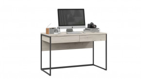 Стол компьютерный «Лофт» тип 2 Черный/Дуб крафт белый в Урае - uraj.mebel-tymen.ru | фото