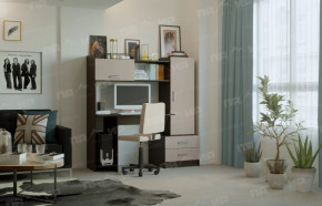 Стол компьютерный "ПКС-7" венге/дуб белфорт в Урае - uraj.mebel-tymen.ru | фото