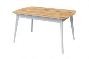 Стол обеденный Прайм, дуб вотан/белый в Урае - uraj.mebel-tymen.ru | фото