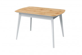 Стол обеденный Прайм, дуб вотан/белый в Урае - uraj.mebel-tymen.ru | фото