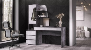 Стол Пифагор Цемент светлый / темный в Урае - uraj.mebel-tymen.ru | фото