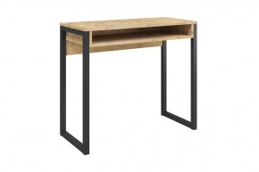 Стол письменный Леонардо, дуб бунратти/черный в Урае - uraj.mebel-tymen.ru | фото