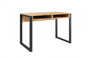 Стол письменный Лунар, дуб бунратти/черный в Урае - uraj.mebel-tymen.ru | фото