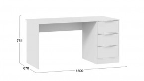 Стол письменный «Марли» Тип 2 Белый в Урае - uraj.mebel-tymen.ru | фото