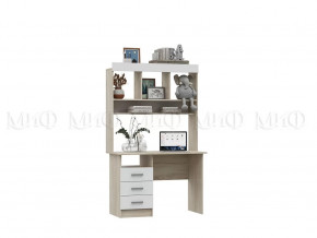 Стол письменный Мартина ЛДСП с надстройкой в Урае - uraj.mebel-tymen.ru | фото