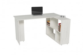 Стол письменный с тумбой СП-3 дуб грей Герда в Урае - uraj.mebel-tymen.ru | фото