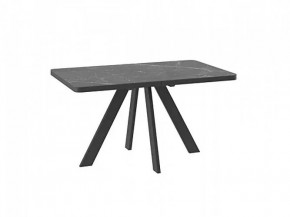 Стол раздвижной BOBY RADIAL-140, stone Black/черный в Урае - uraj.mebel-tymen.ru | фото