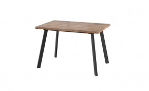 Стол раздвижной Borg-120, дуб велингтон/черный в Урае - uraj.mebel-tymen.ru | фото