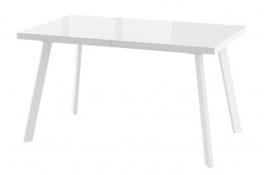 Стол раздвижной Borg-140, оптивайт белый/белый в Урае - uraj.mebel-tymen.ru | фото