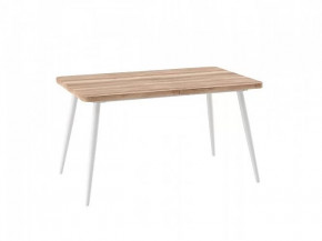 Стол раздвижной Borg radial-140, дуб каньон/белый в Урае - uraj.mebel-tymen.ru | фото