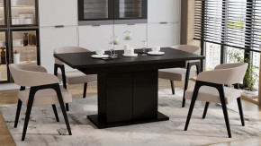 Стол раздвижной «Детройт» Тип 1 Черный в Урае - uraj.mebel-tymen.ru | фото