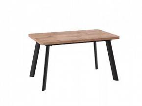 Стол раздвижной LEON LUX RADIAL-140 дуб веллингтон/черный в Урае - uraj.mebel-tymen.ru | фото