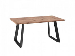 Стол раздвижной LOFT LUX-160, дуб веллингтон/черный в Урае - uraj.mebel-tymen.ru | фото