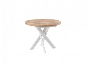 Стол раздвижной RONALDO-100, дуб каньон/белый в Урае - uraj.mebel-tymen.ru | фото