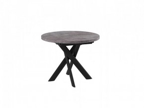 Стол раздвижной RONALDO-100, дымчатая керамика/черный в Урае - uraj.mebel-tymen.ru | фото