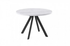 Стол раздвижной RONDO М-110, серый сланец/черный в Урае - uraj.mebel-tymen.ru | фото