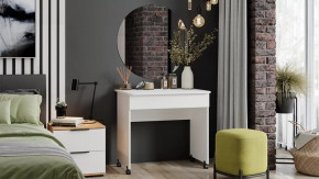 Стол  с зеркалом  «Diamond» тип 2 Белый Ясень в Урае - uraj.mebel-tymen.ru | фото