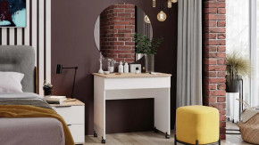 Стол  с зеркалом  «Diamond» тип 2 Дуб Сонома, Белый Ясень в Урае - uraj.mebel-tymen.ru | фото