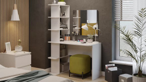 Стол с зеркалом Тип 4 Белый Ясень в Урае - uraj.mebel-tymen.ru | фото