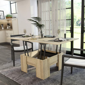 Стол Трансформер БТС сонома в Урае - uraj.mebel-tymen.ru | фото