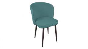 Стул «Боско»  Черный муар, Велюр DREAM Mint (бирюзовый) в Урае - uraj.mebel-tymen.ru | фото
