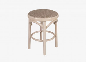 Табурет Мягкий Бежевый/Беленый дуб в Урае - uraj.mebel-tymen.ru | фото