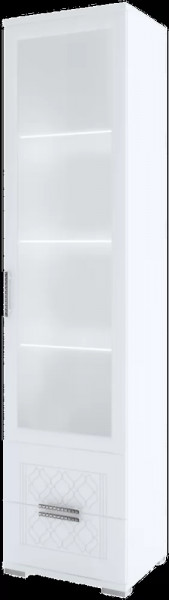 Тиффани гостиная М07 Пенал-витрина в Урае - uraj.mebel-tymen.ru | фото