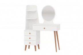 Трюмо 4-25917 (ш950*г439*в1292мм), ЛДСП Белый в Урае - uraj.mebel-tymen.ru | фото