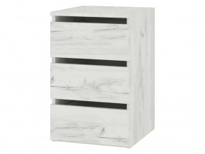 Тумба Кент-1 Секция-4 Дуб Крафт Белый в Урае - uraj.mebel-tymen.ru | фото