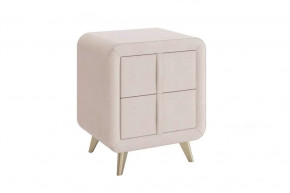 Тумба прикроватная Софи 2 крем (велюр) в Урае - uraj.mebel-tymen.ru | фото