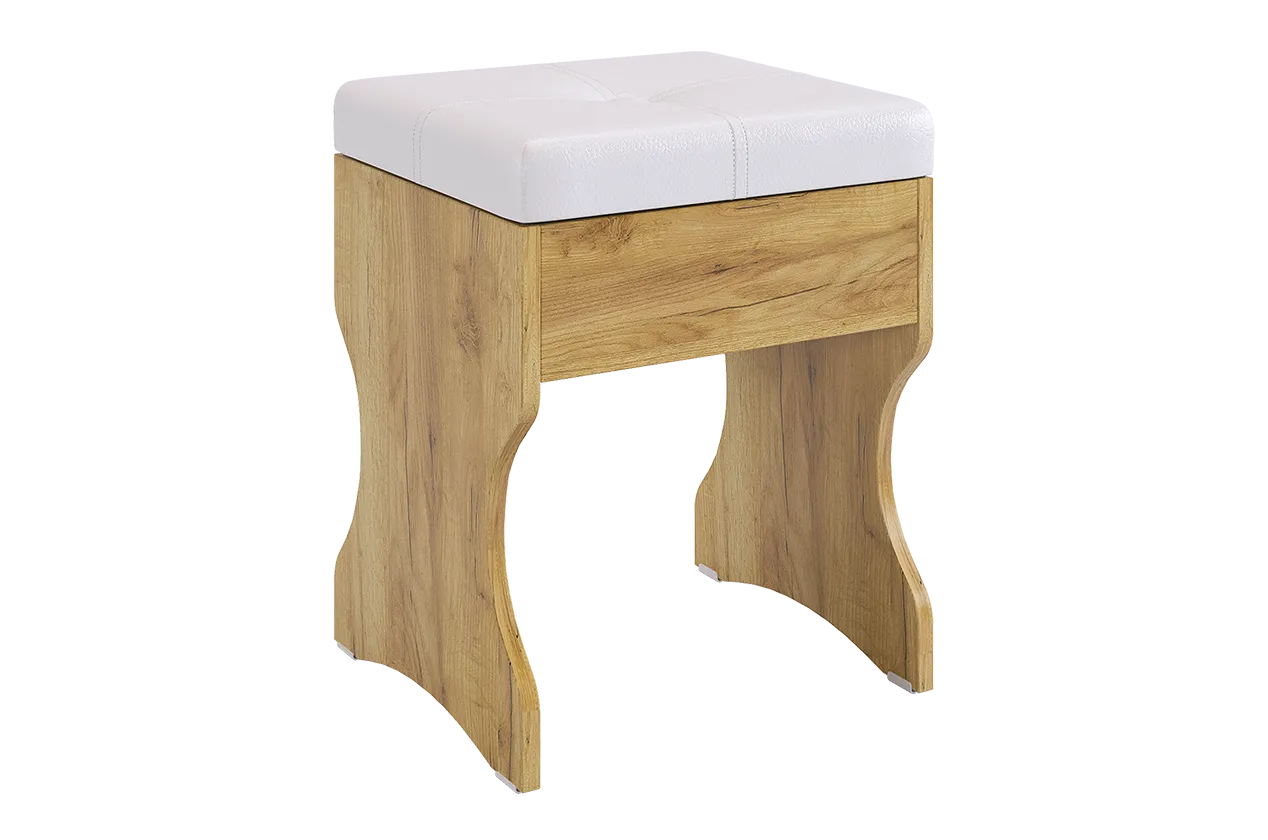 Пуф Виктория-1 дуб крафт золотой в Урае - uraj.mebel-tymen.ru | фото