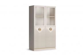 Витрина низкая "Капри" Сатин/Сатин в Урае - uraj.mebel-tymen.ru | фото