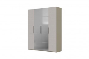 Вива Шкаф распашной ШР-4 2 зеркала Латте/Текстиль в Урае - uraj.mebel-tymen.ru | фото
